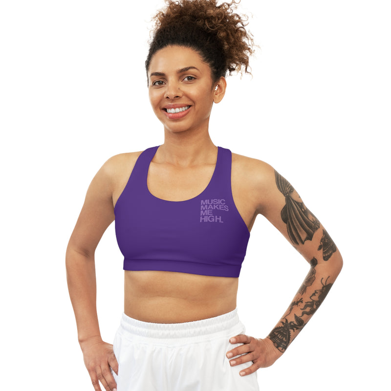 MMMH Sports Bra: Purple | Light Purple