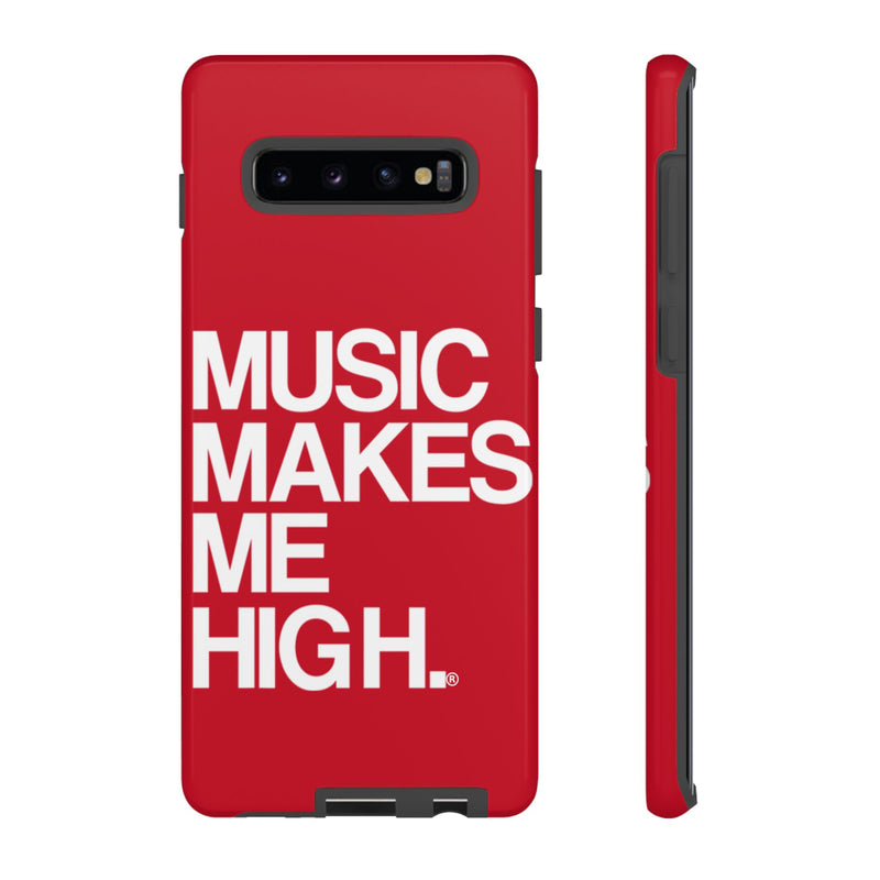 MMMH Classic Phone Case: Dark Red | White