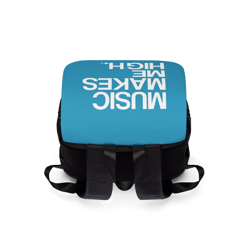 MMMH Backpack: Turquoise | White Lettering