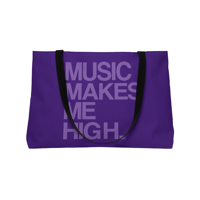 MMMH Weekender Bag (Black Handle): Purple | Light Purple