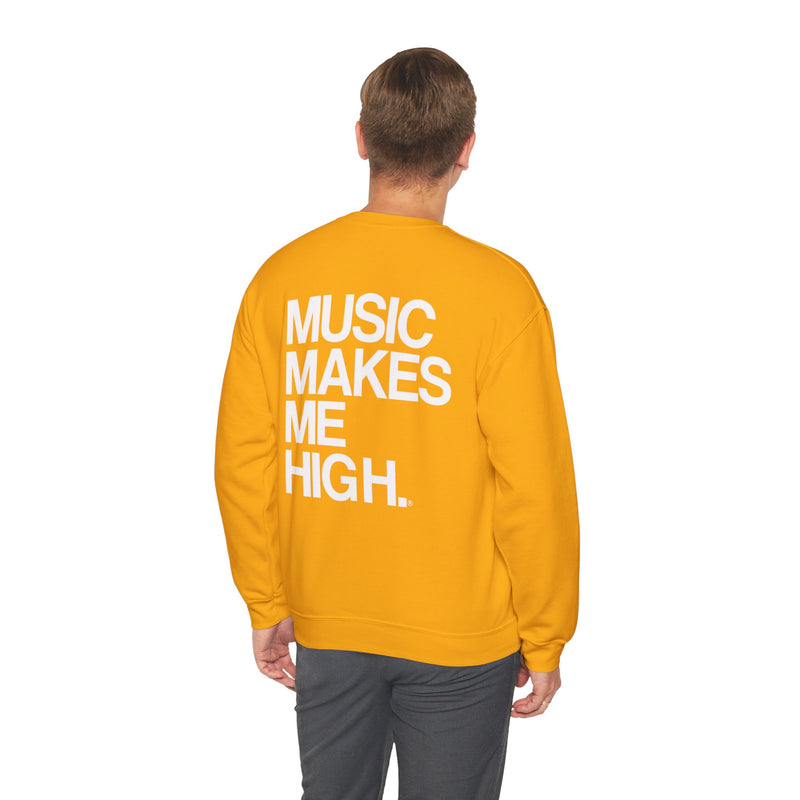 MMMH Unisex Sweatshirt: Gold | White Lettering