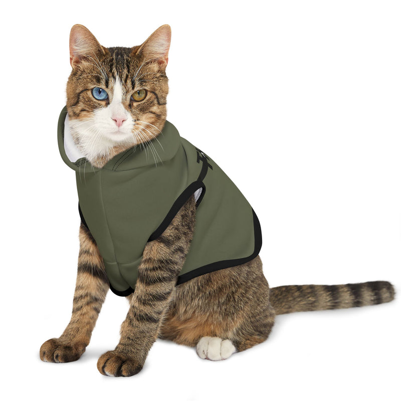 IJTT Pet Hoodie: AT Strike Black | Military Green