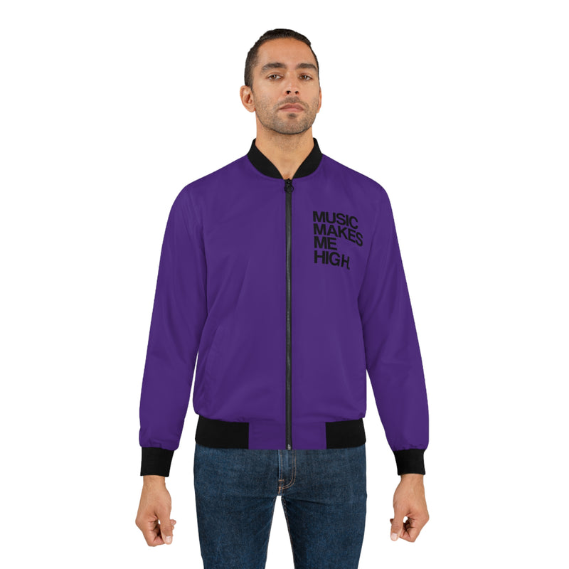 MMMH Bomber Jacket: Purple | Black Lettering