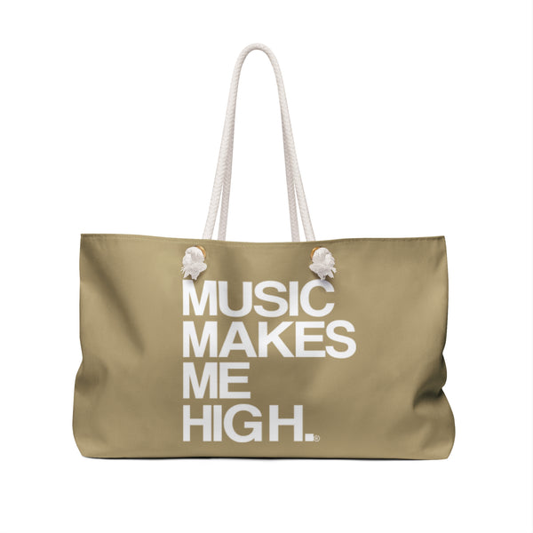 MMMH Weekender Bag (Rope Handle): Gold | White