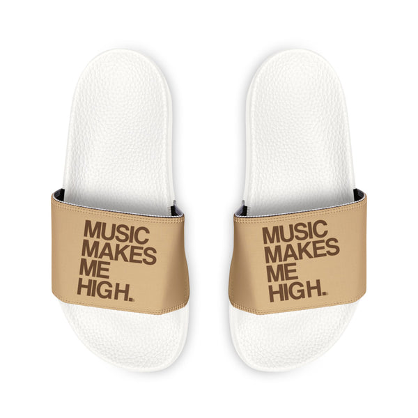 MMMH Unisex Sandals: Tan/White | Brown