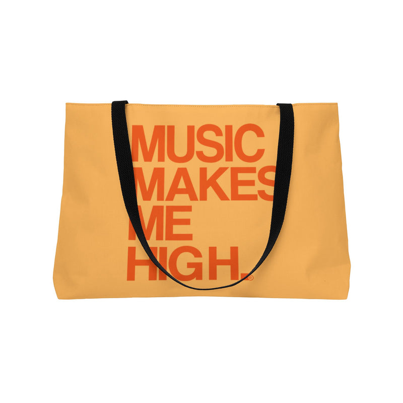 MMMH Weekender Bag (Black Handle): Light Orange | Orange