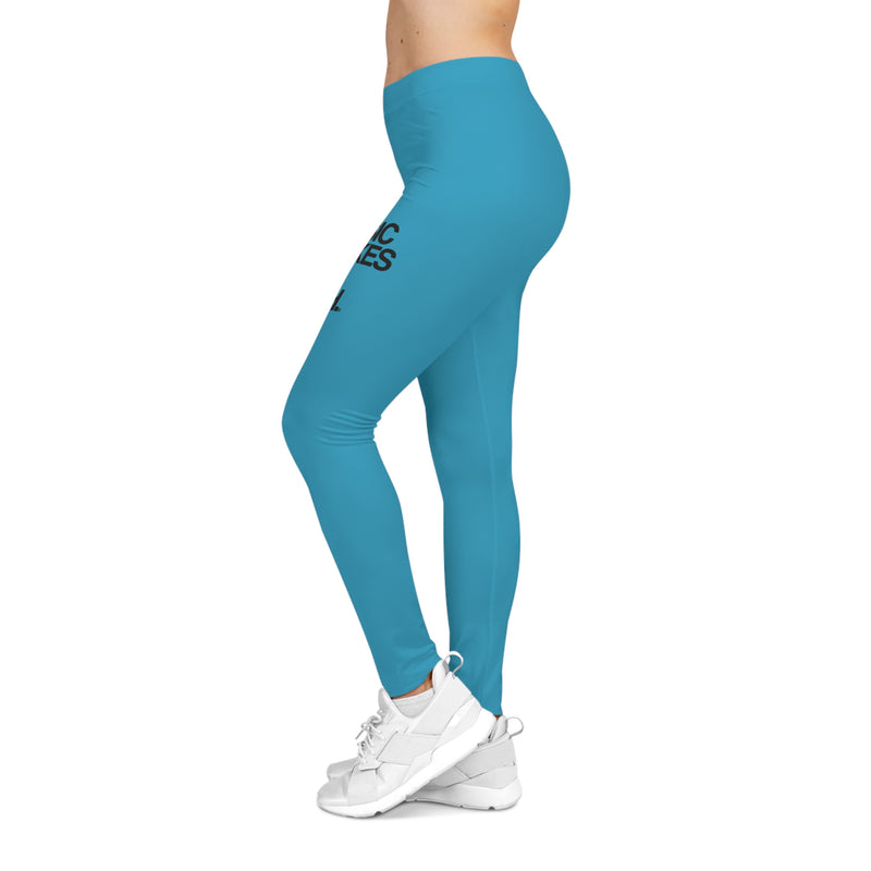 MMMH Leggings: Turquoise | Black