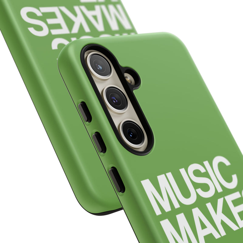 MMMH Classic Phone Case: Green | White