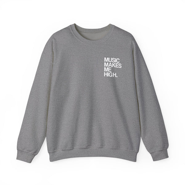 MMMH Unisex Sweatshirt: Graphite Heather | White Lettering