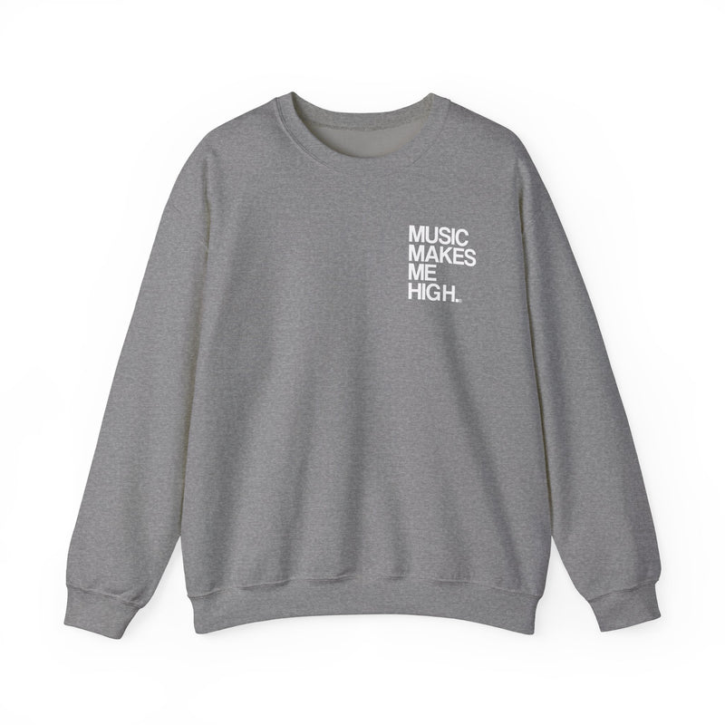 MMMH Unisex Sweatshirt: Graphite Heather | White