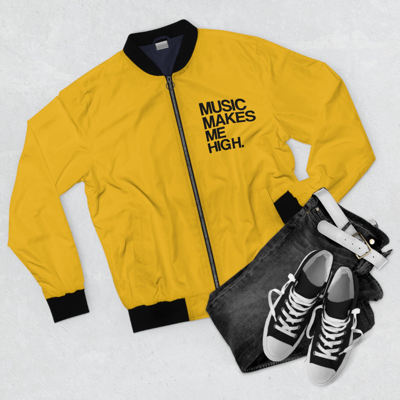 MMMH Bomber Jacket: Yellow | Black Lettering