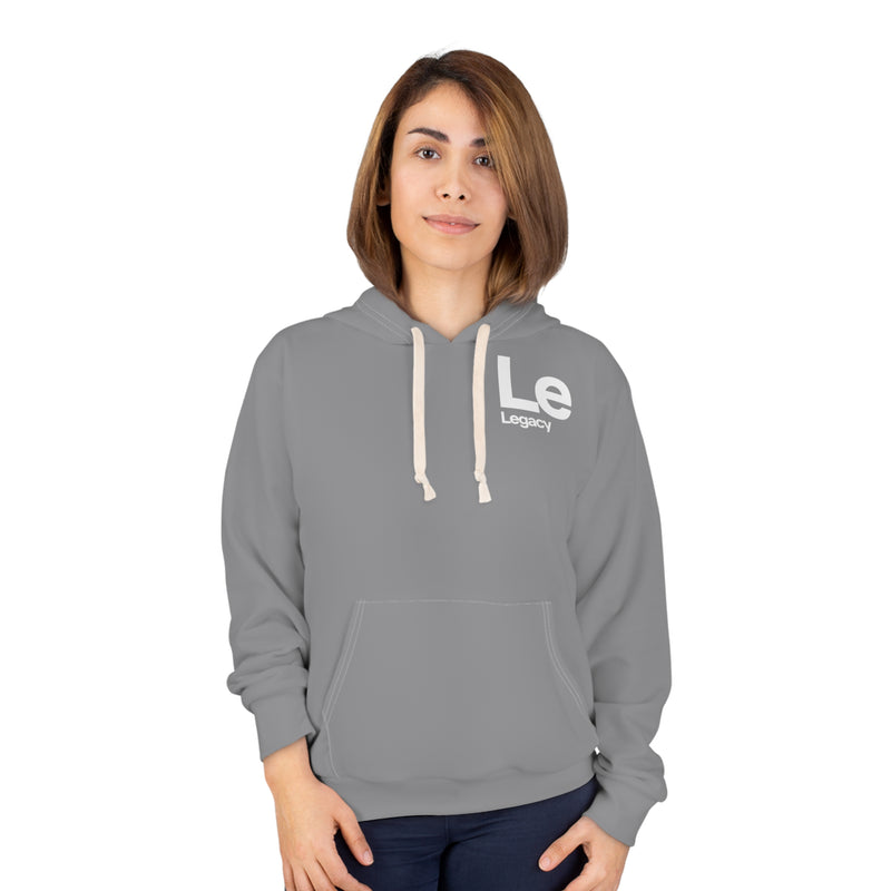 NOVL Unisex Hoodie: Legacy Grey | White