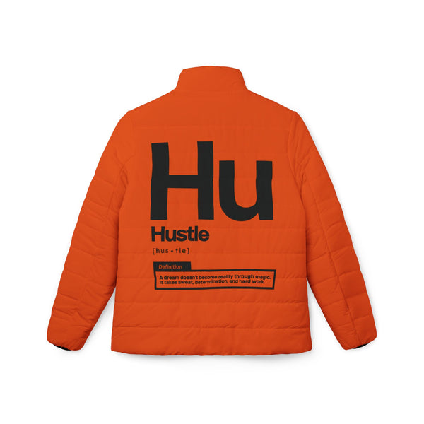 NOVL Women’s Puffer Jacket: Hustle Black | Orange