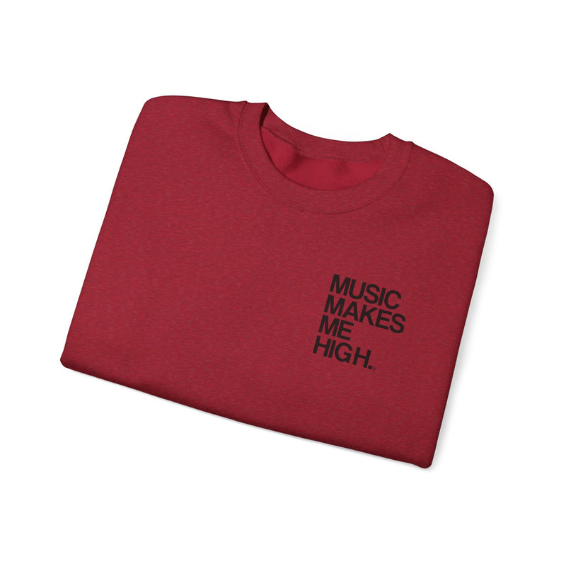 MMMH Unisex Sweatshirt: Antique Cherry Red  | Black