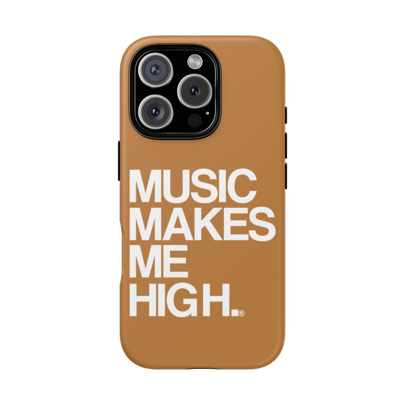 MMMH Classic Phone Case: Light Brown | White