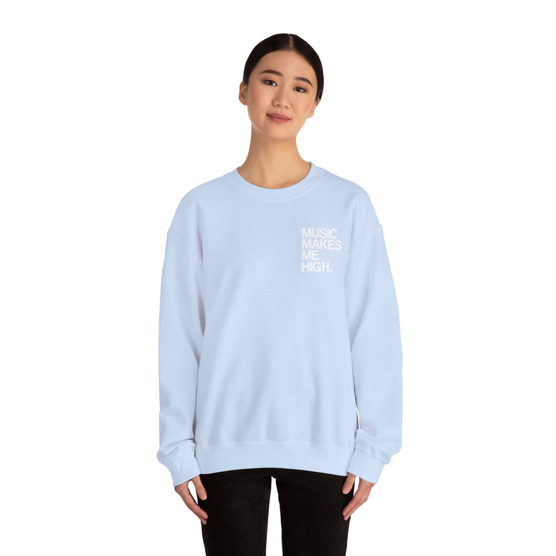 MMMH Unisex Sweatshirt: Light Blue | White Lettering