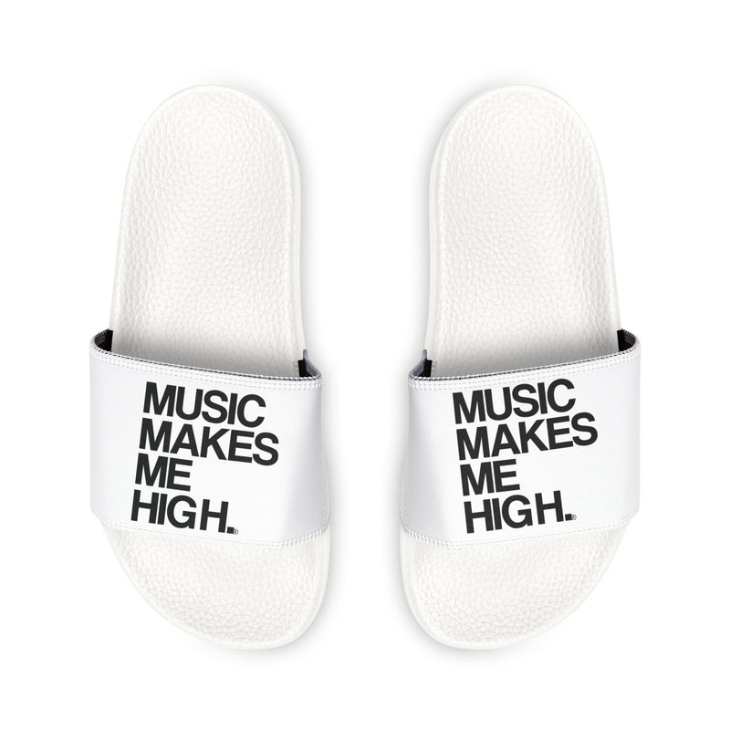 MMMH Unisex Sandals: White/White | Black