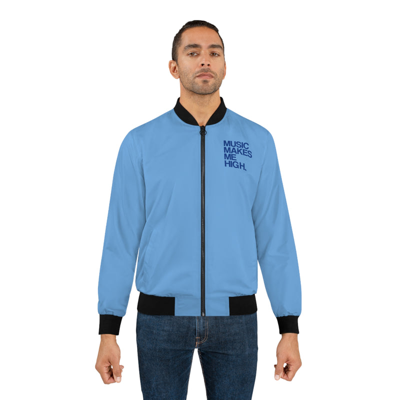 MMMH Unisex Bomber Jacket: Light Blue | Dark Blue