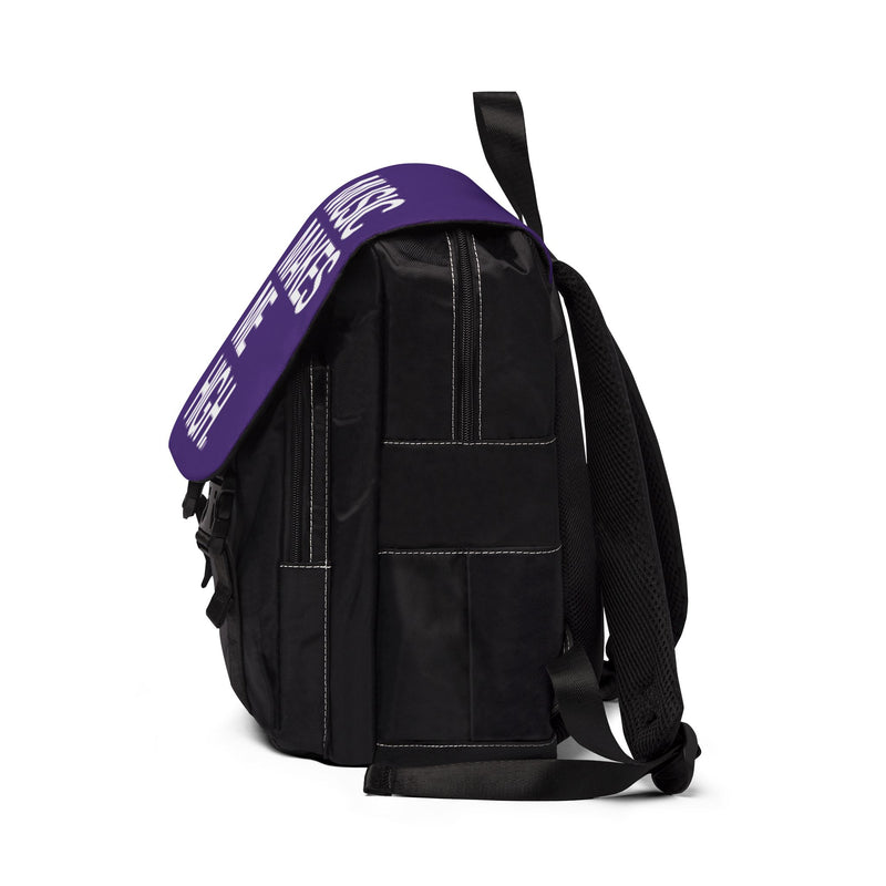 MMMH Backpack: Purple | White