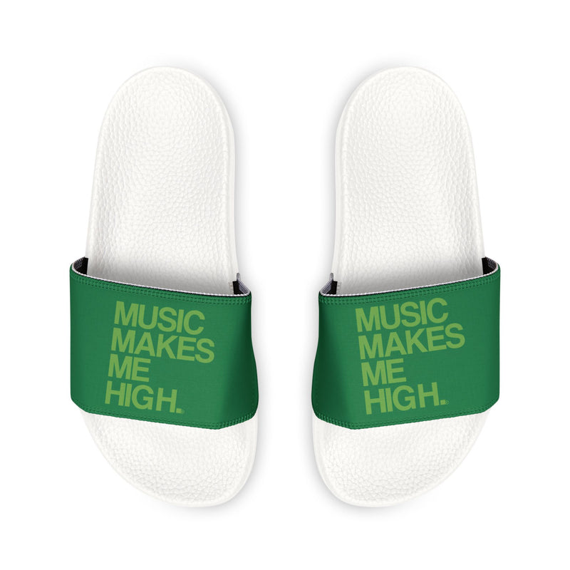 MMMH Unisex Sandals: Dark Green/White | Green