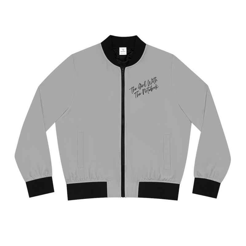 TGWTN Women's Bomber Jacket: Black | Grey