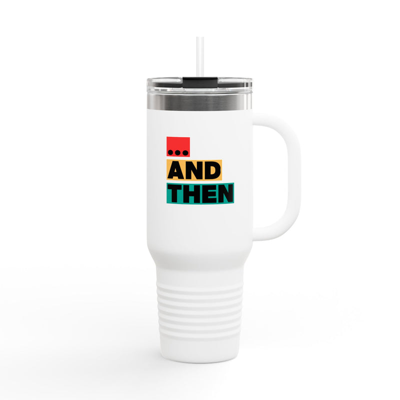 IJTT Insulated Mug: At Block Multi | White