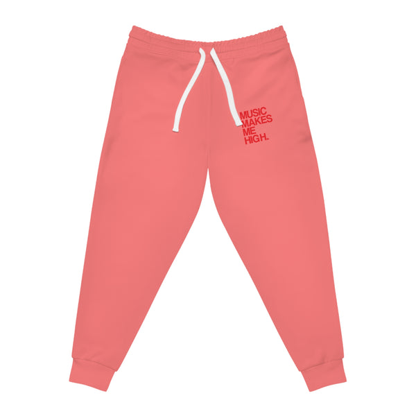 MMMH Unisex Joggers: Light Red | Red