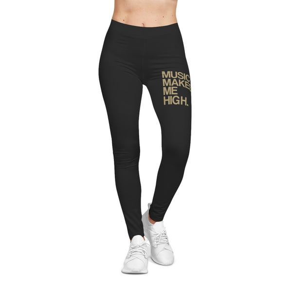 MMMH Leggings: Black | Gold