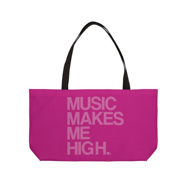 MMMH Weekender Bag (Black Handle): Pink | Light Pink