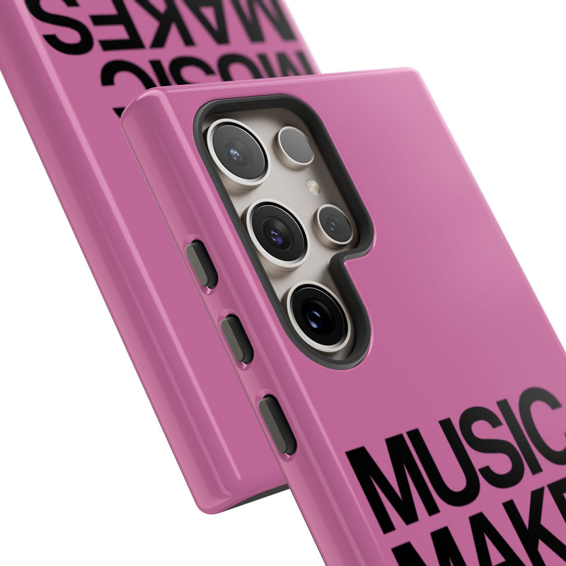 MMMH Classic Phone Case: Light Pink | Black