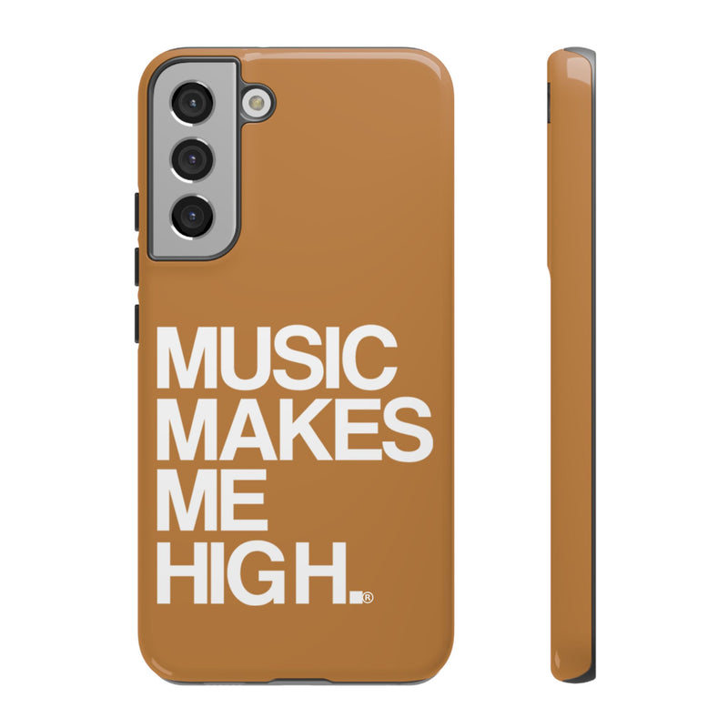 MMMH Classic Phone Case: Light Brown | White