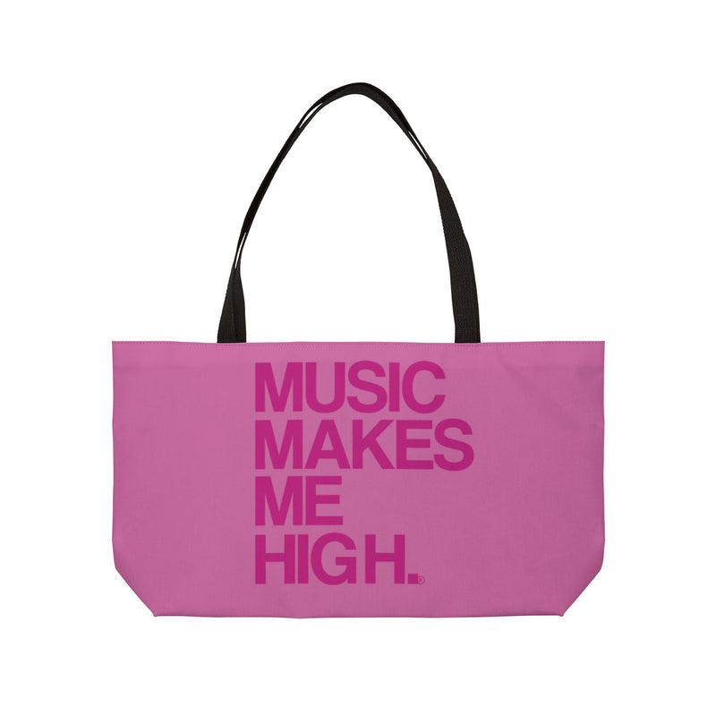 MMMH Weekender Bag (Black Handle): Light Pink | Pink