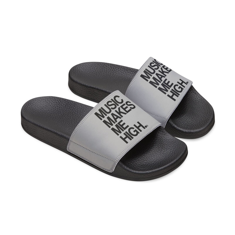 MMMH Unisex Slides: Light Gray/Black | Black