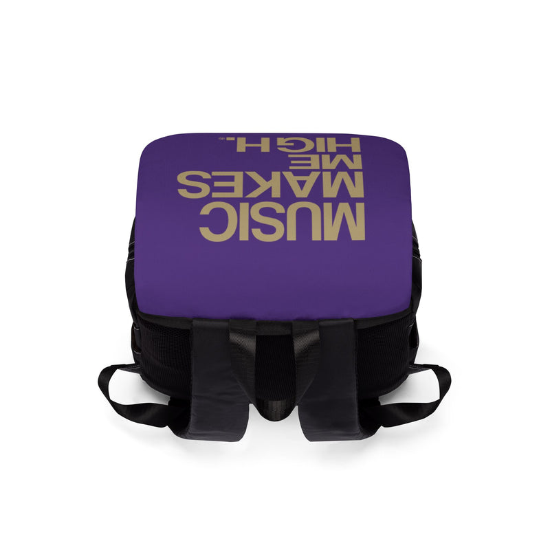 MMMH Backpack: Purple | Gold Lettering