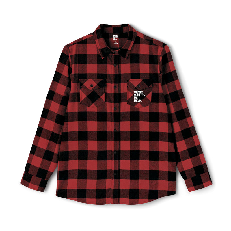 MMMH Unisex Flannel Shirt: Red | White