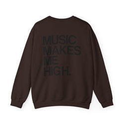 MMMH Unisex Sweatshirt: Dark Chocolate | Black Lettering