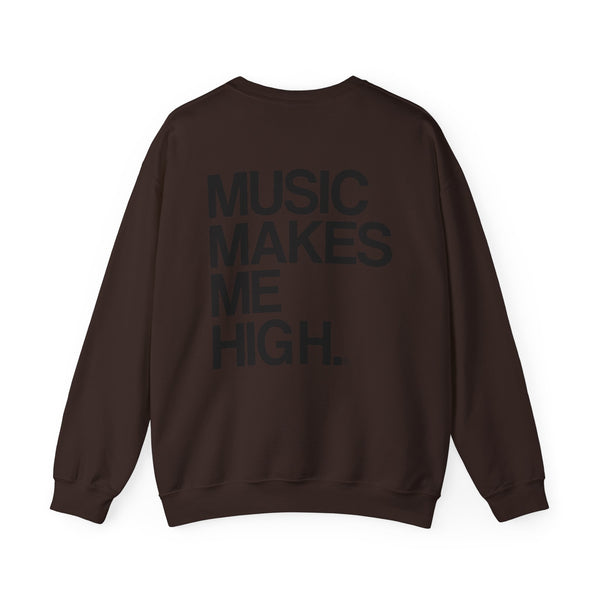 MMMH Unisex Sweatshirt: Dark Chocolate | Black Lettering