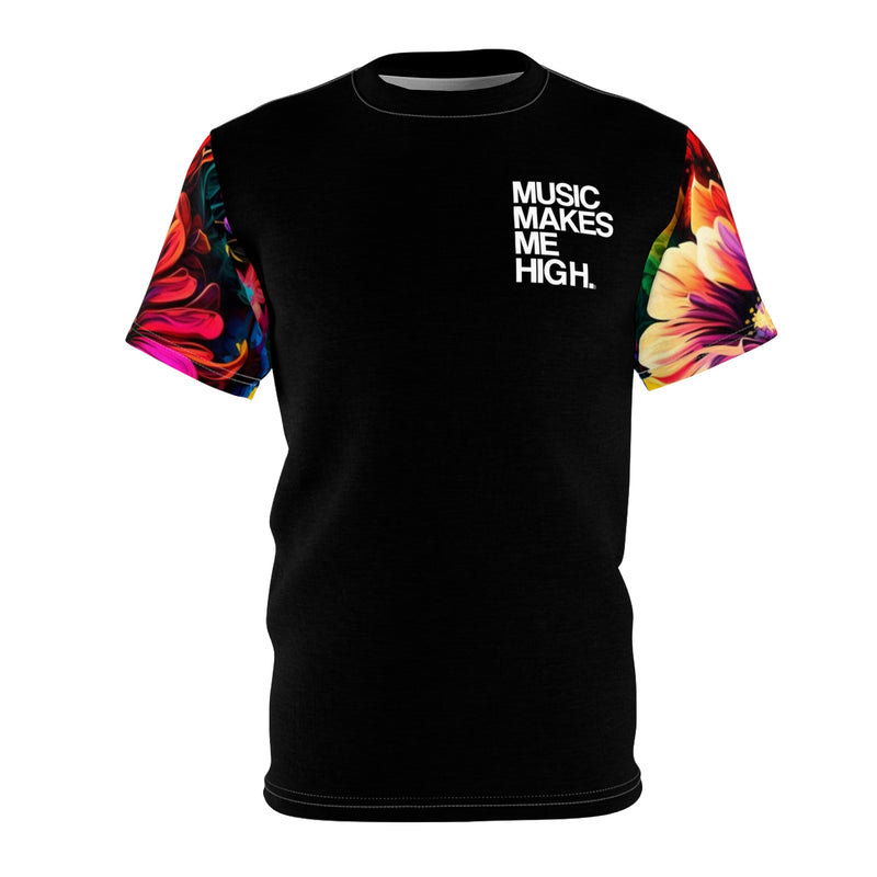 MMMH Unisex T-Shirt: Floral/Black | White