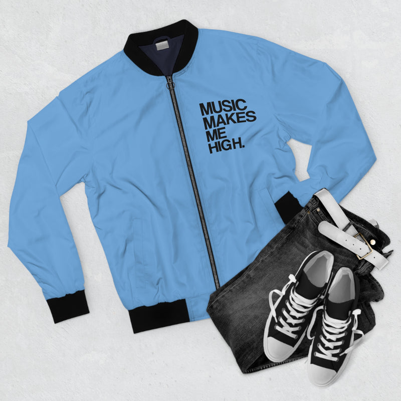 MMMH Bomber Jacket: Light Blue | Black Lettering