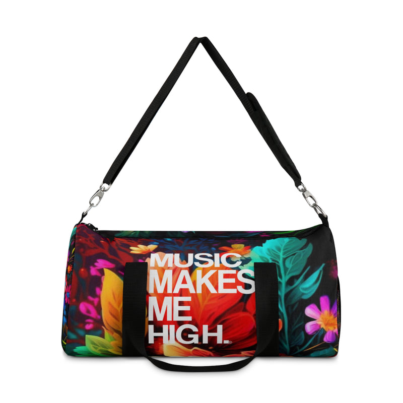 MMMH Duffel Bag: Floral | White