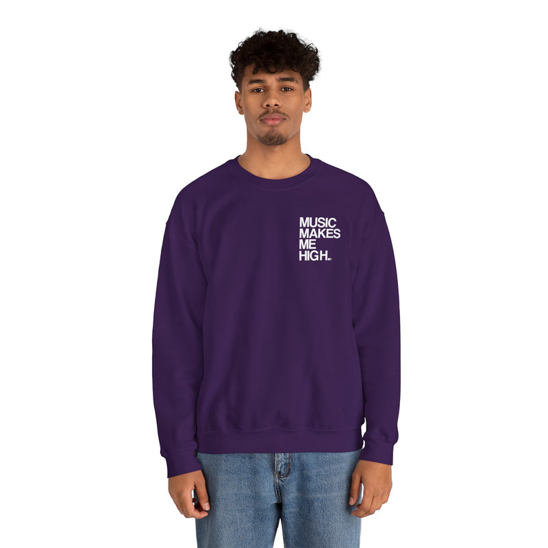 MMMH Unisex Sweatshirt: Purple | White Lettering