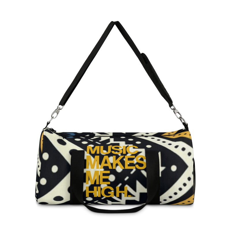 MMMH Duffel Bag: Black Abstract | Yellow