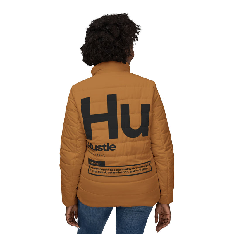 NOVL Women’s Puffer Jacket: Hustle Black | Light Brown