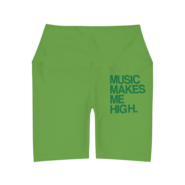 MMMH Yoga Shorts: Light Green | Green