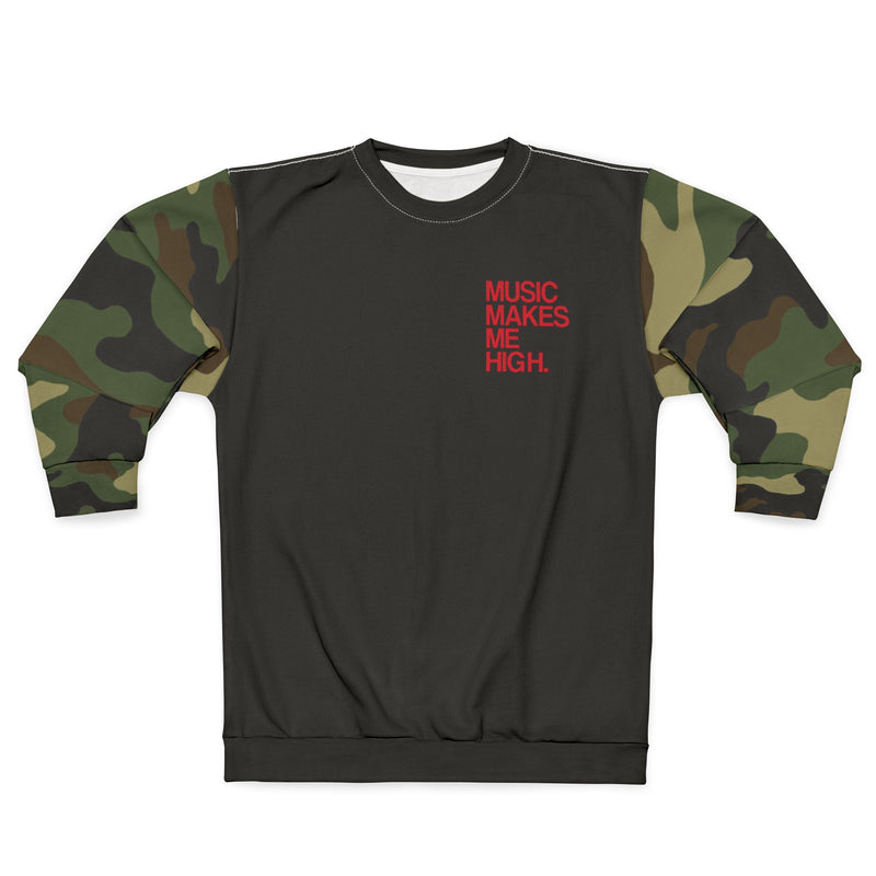 MMMH Unisex Sweatshirt: Camo/Black | Red