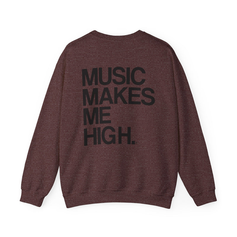 MMMH Unisex Sweatshirt: Heather Sport Dark Maroon | Black