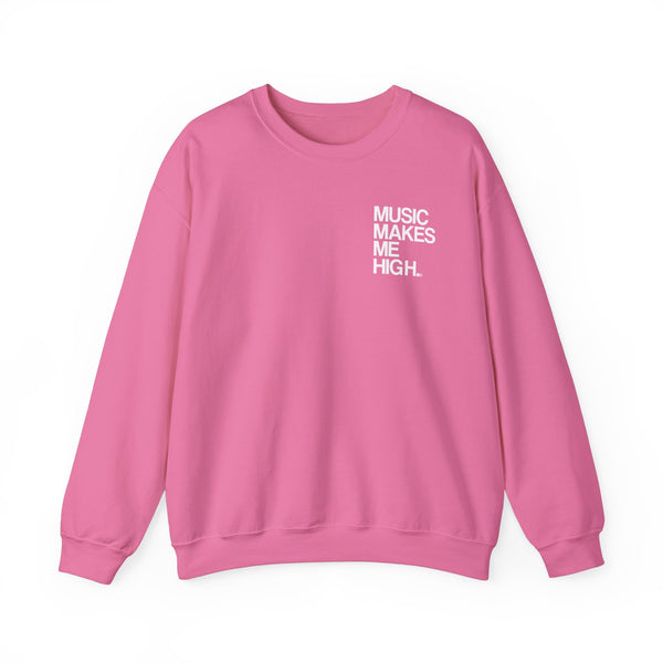 MMMH Unisex Sweatshirt: Safety Pink | White