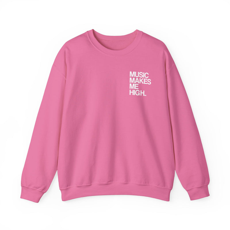 MMMH Unisex Sweatshirt: Safety Pink | White Lettering