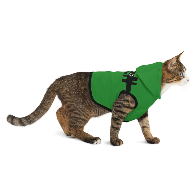 IJTT Pet Hoodie: AT Strike Black | Irish Green