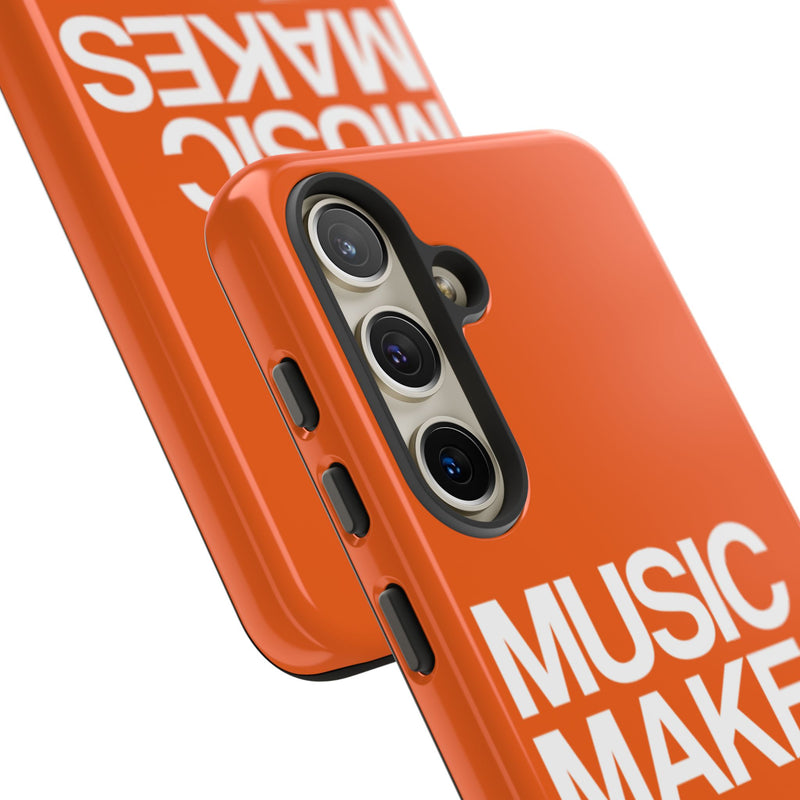 MMMH Classic Phone Case: Orange | White